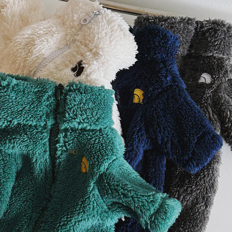 Handmade Polar Fleece Zip Coat Winter Jacket Sphynx Cat Clothes