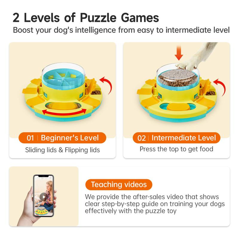 Paw Pump Puzzle Feeder