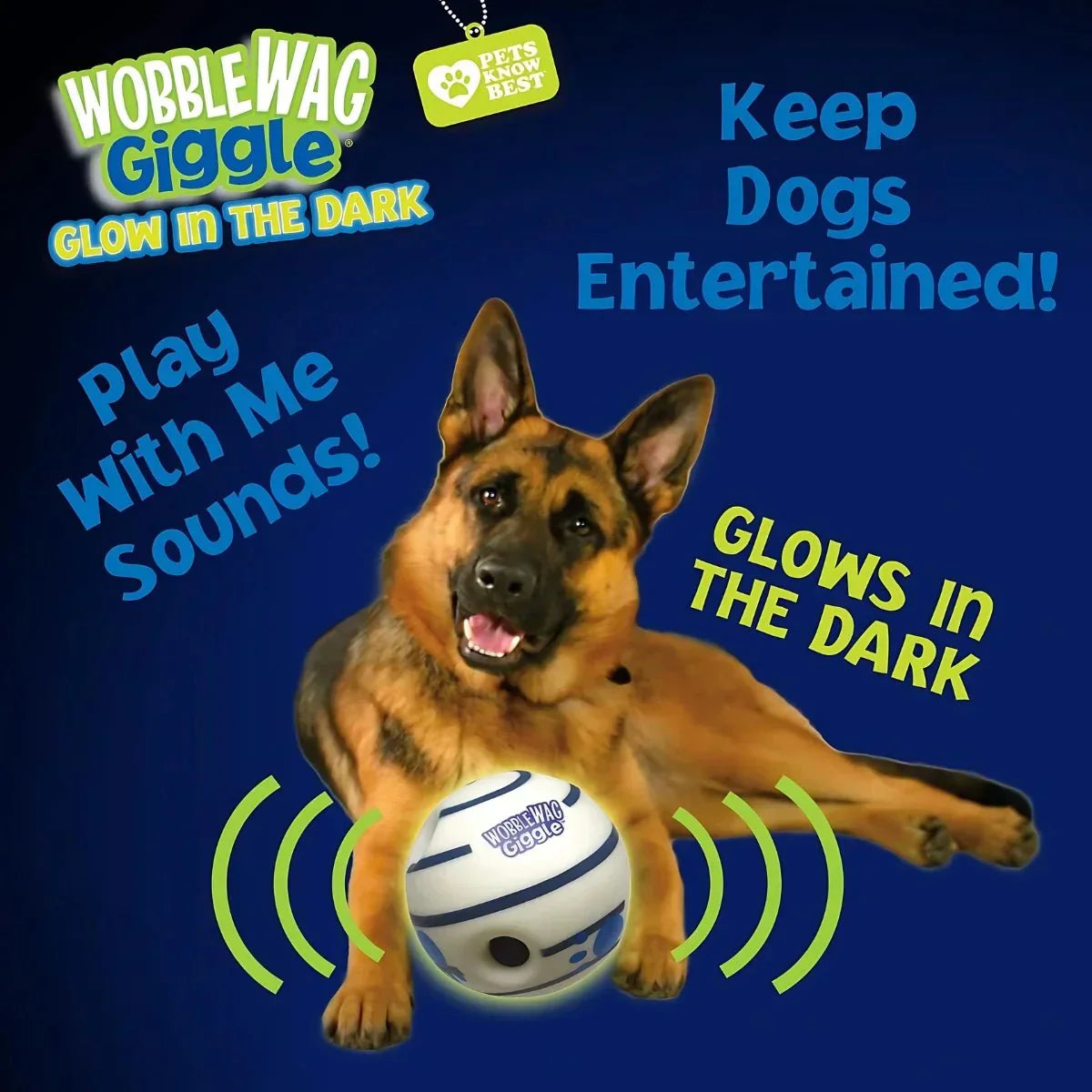 Glow & Giggle Ball Interactive Dog Toy - As Seen On TV