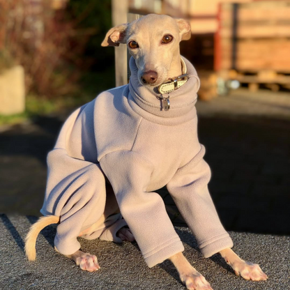 Turtleneck Fleece Onesie for Italian greyhound Whippet Dog Clothes