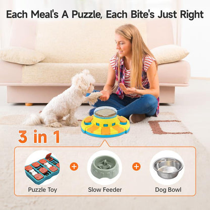 Paw Pump Puzzle Feeder