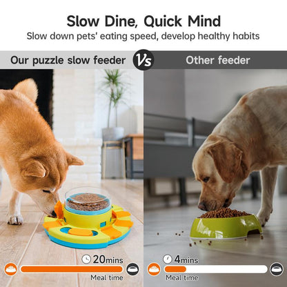 Paw Pump Puzzle Feeder