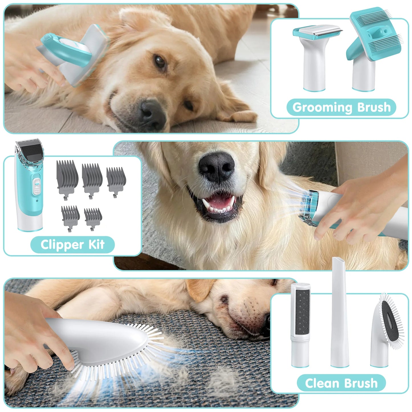 PawCraze 6-1 Pet Grooming Vacuum