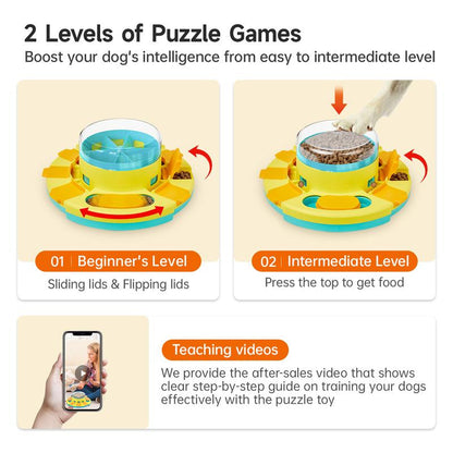 Paw Pump Puzzle Feeder