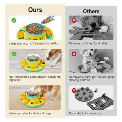 Paw Pump Puzzle Feeder