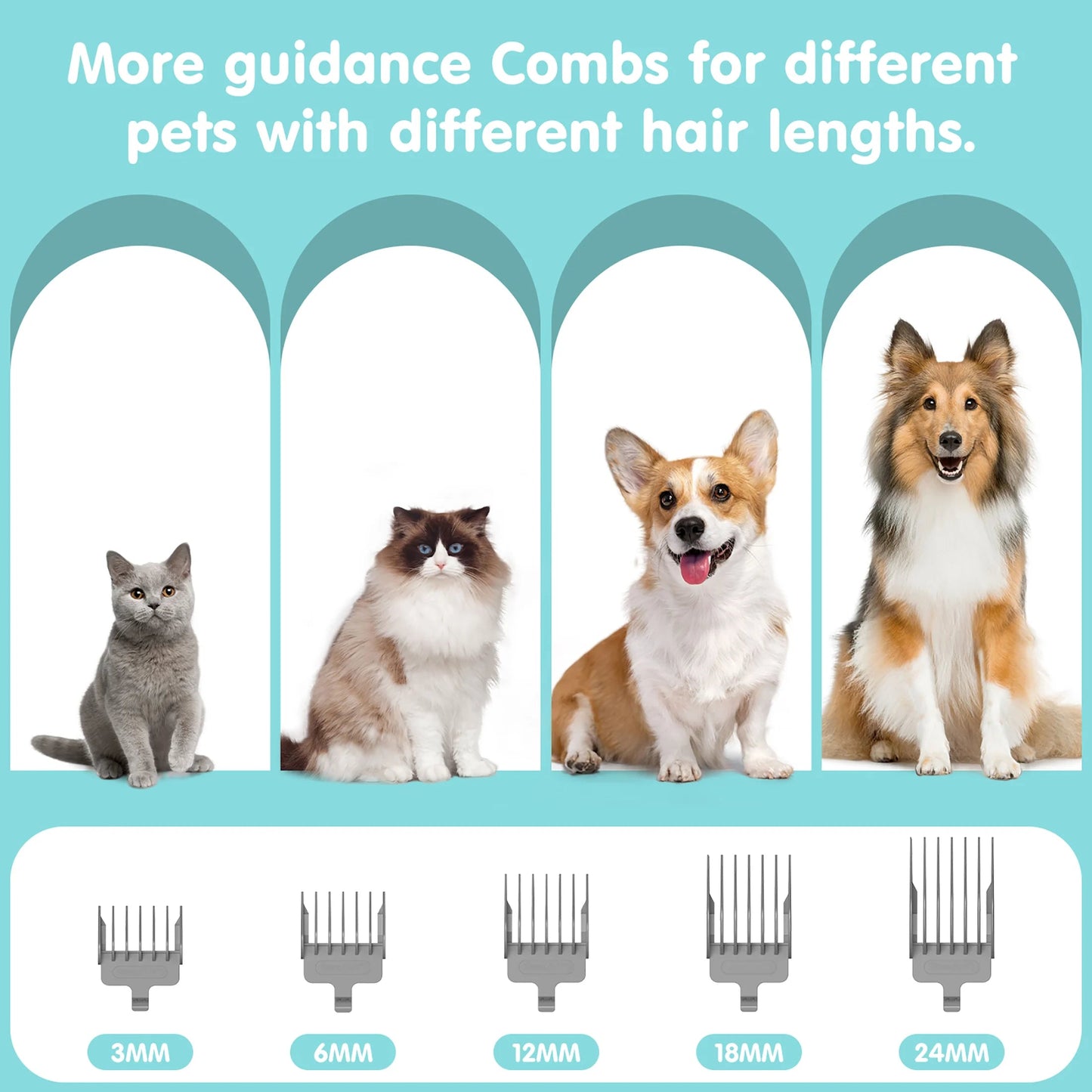 PawCraze 6-1 Pet Grooming Vacuum