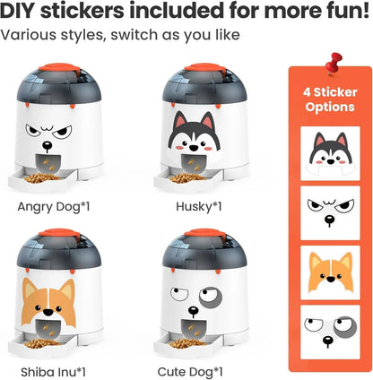 Dog Puzzle Feeder With Button