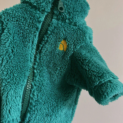 Handmade Polar Fleece Zip Coat Winter Jacket Sphynx Cat Clothes