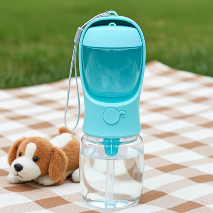 2-in-1 Portable Dog Water & Food Bottle