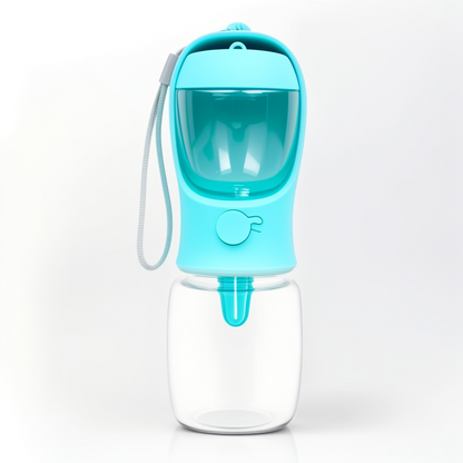 2-in-1 Portable Dog Water & Food Bottle