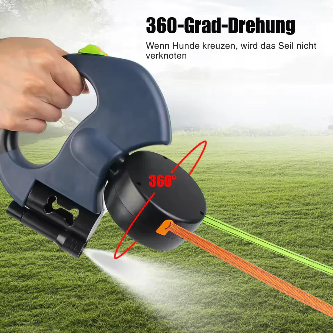 Premium 3M Double Dog Leash with LED