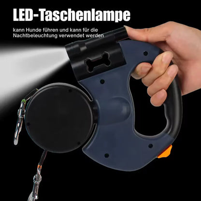 Premium 3M Double Dog Leash with LED