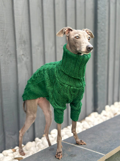 Emerald Italian Greyhound Sweater