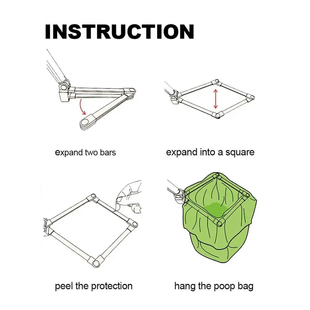 Effortless Cleanup with Our Foldable Long Handle Dog Poop Scooper - Perfect for Pet Lovers!