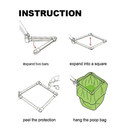 Effortless Cleanup with Our Foldable Long Handle Dog Poop Scooper - Perfect for Pet Lovers!