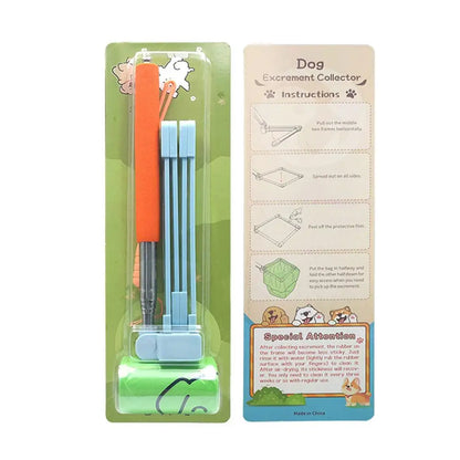 Effortless Cleanup with Our Foldable Long Handle Dog Poop Scooper - Perfect for Pet Lovers!