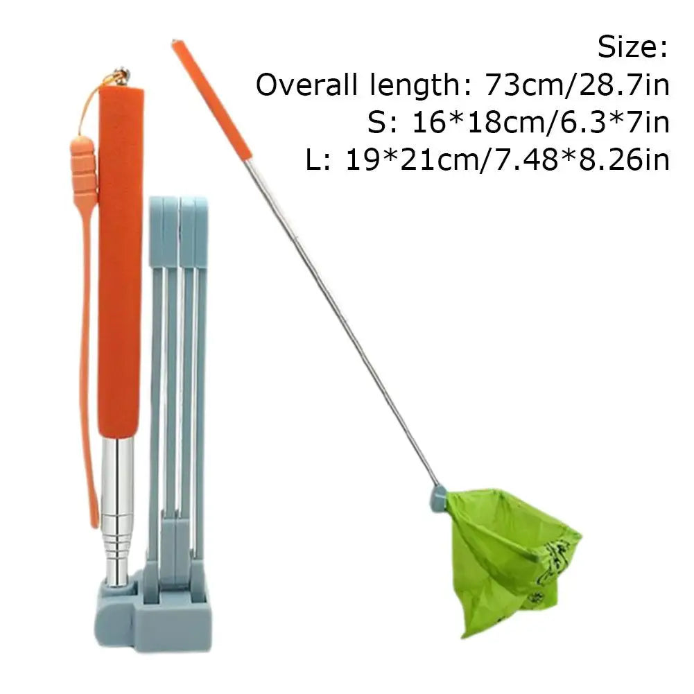 Effortless Cleanup with Our Foldable Long Handle Dog Poop Scooper - Perfect for Pet Lovers!