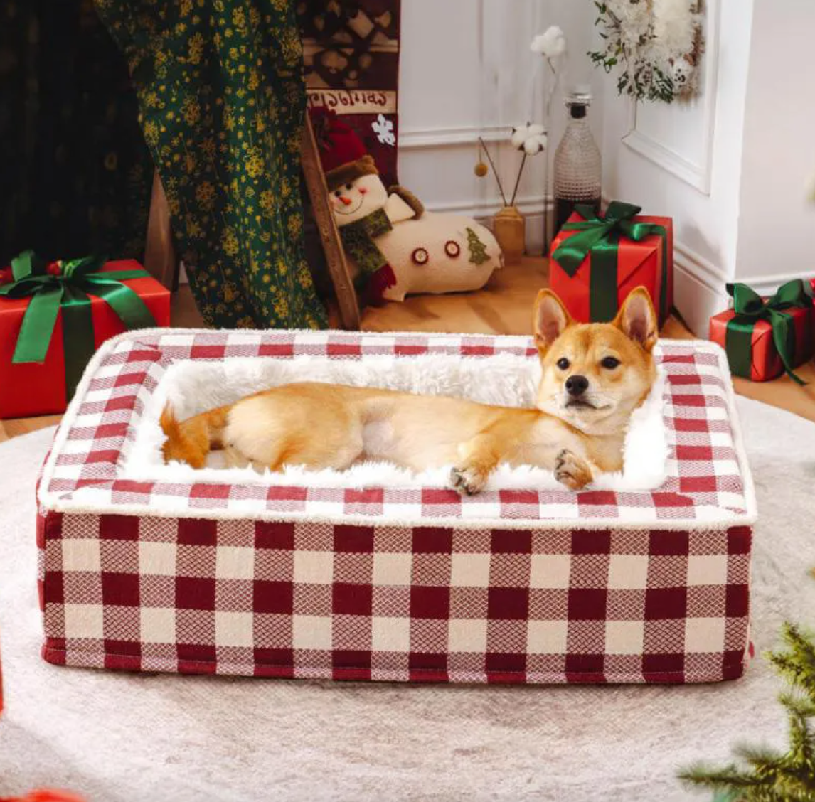 Traditional Tartan Pet Nest