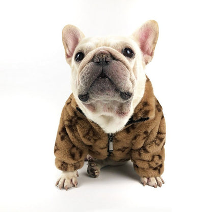 Faux Fur Zip Coat Jacket Dog Clothes Hot Likes
