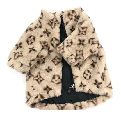 Faux Fur Zip Coat Jacket Dog Clothes Hot Likes