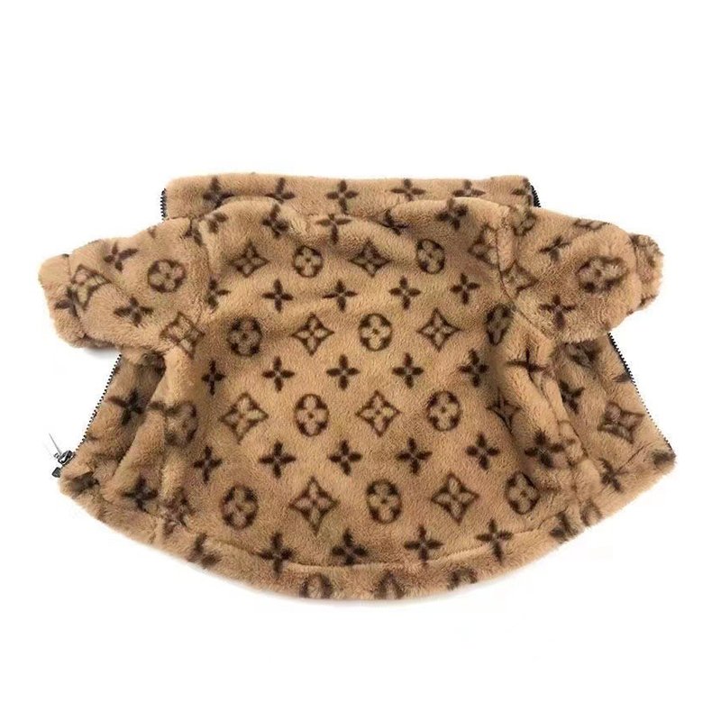 Faux Fur Zip Coat Jacket Dog Clothes Hot Likes