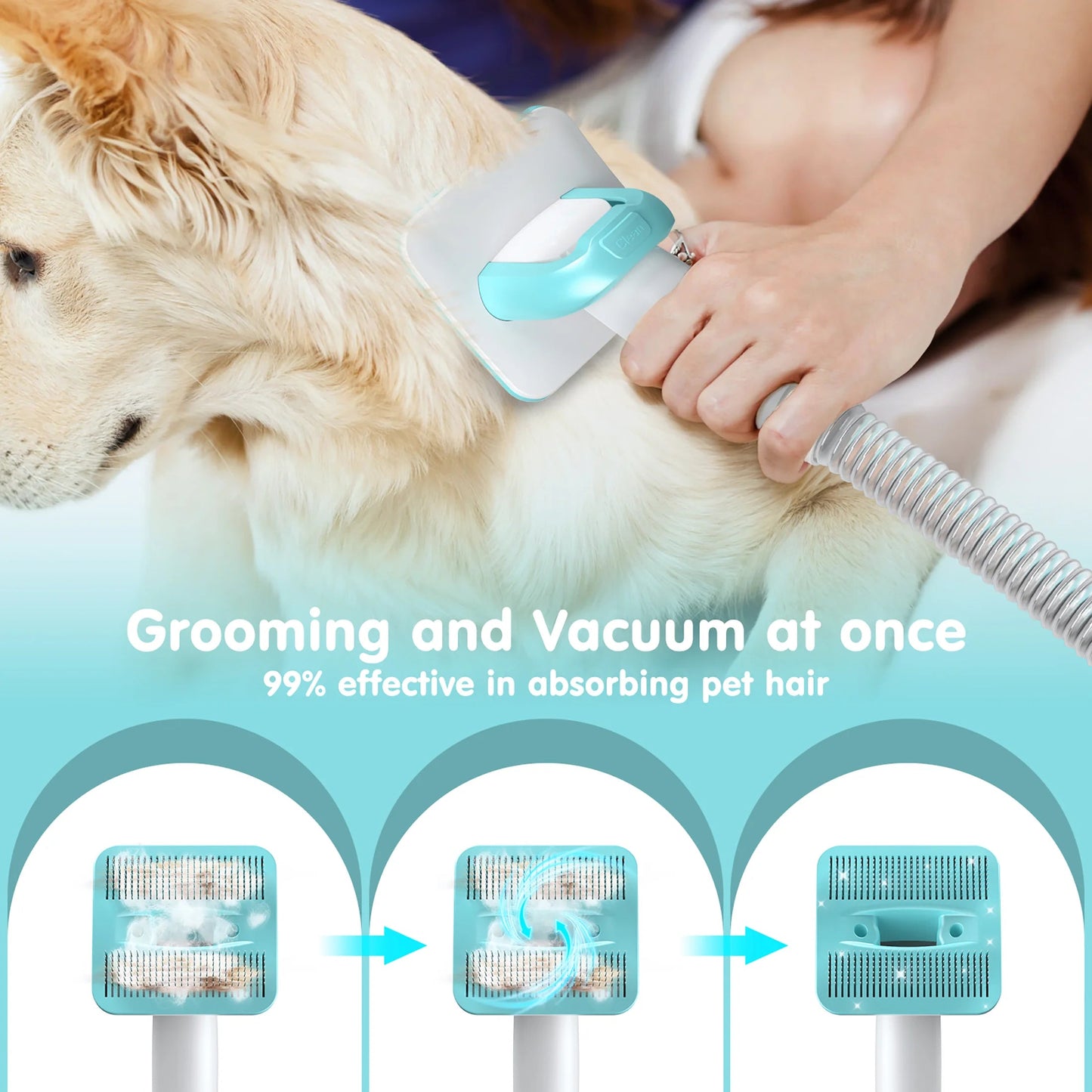 PawCraze 6-1 Pet Grooming Vacuum