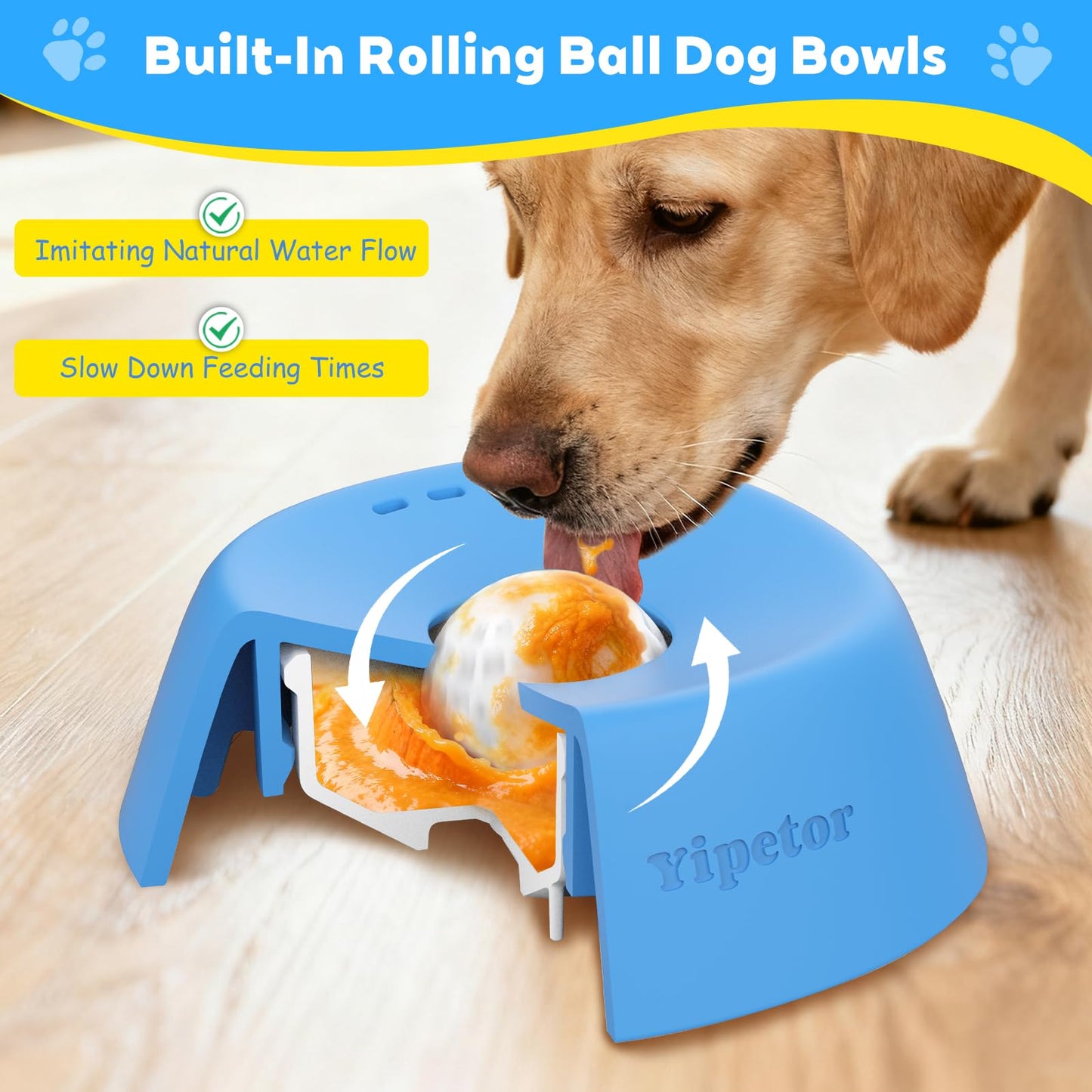 Dogs Liquid Lick Bowl
