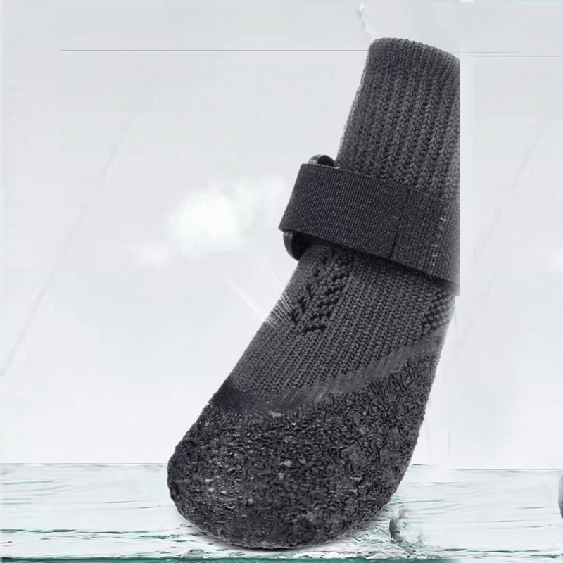 Waterproof Dog Booties Non-Slip Anti-Dirty Socks Hook&Loop Straps