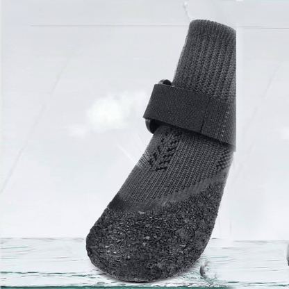 Waterproof Dog Booties Non-Slip Anti-Dirty Socks Hook&Loop Straps