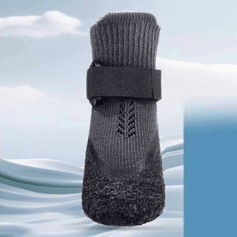 Waterproof Dog Booties Non-Slip Anti-Dirty Socks Hook&Loop Straps