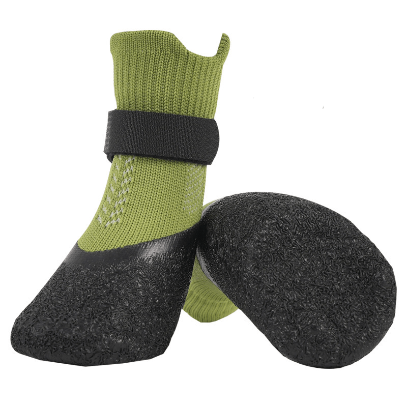 Waterproof Dog Booties Non-Slip Anti-Dirty Socks Hook&Loop Straps