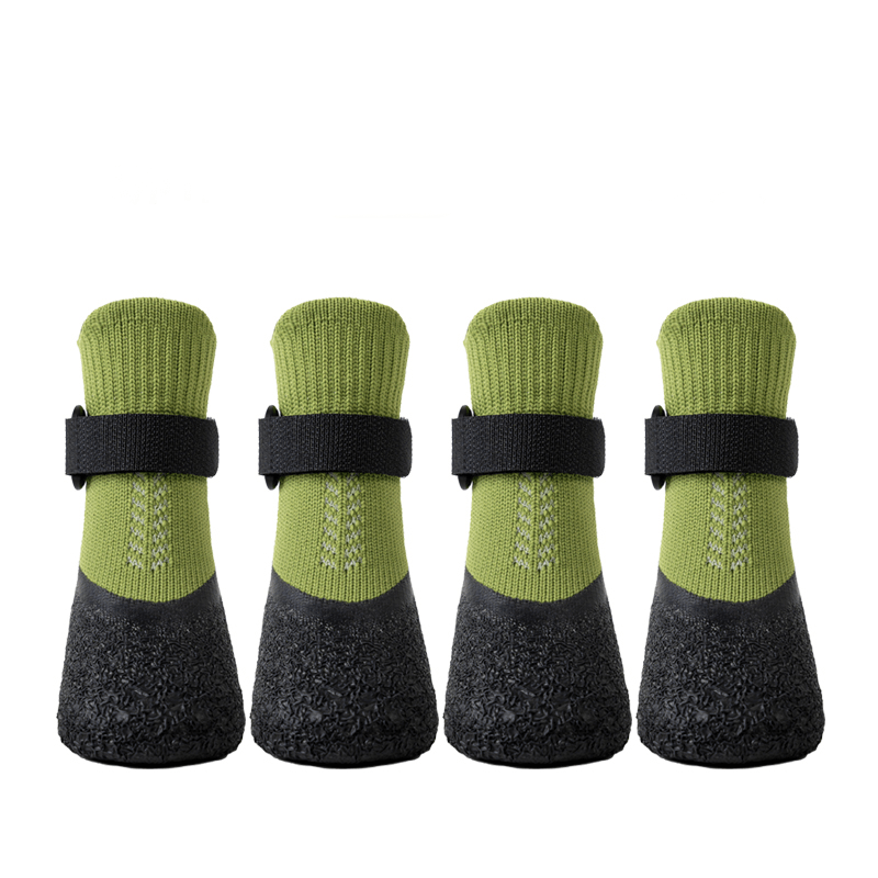 Waterproof Dog Booties Non-Slip Anti-Dirty Socks Hook&Loop Straps
